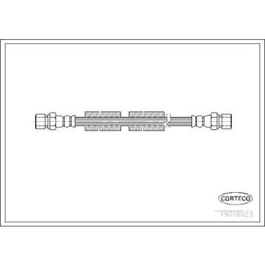 CORTECO Bremsschlauch | 19018923