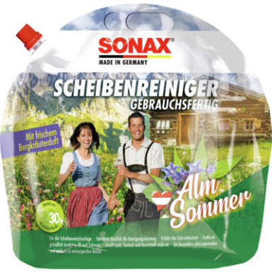 SONAX | ScheibenReiniger Fertigmischung Almsommer 3L | 03224410