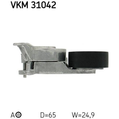 Spannrolle Nebentrieb | AUDI A3,SEAT Ibiza,SKODA Octavia | VKM 31042