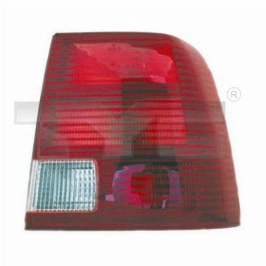 Heckleuchte R ROT/WEISS O K-PLATTE | VW PASSAT LIM 10,96-11,00 | 7256,659,2