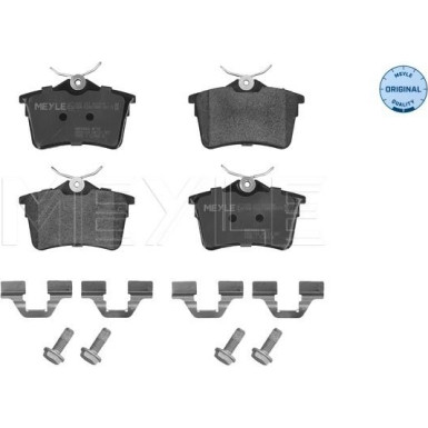 Bremsbelagsatz Citroen T. Berlingo/Partner 08- Mit Sensor | 025 247 6516/W