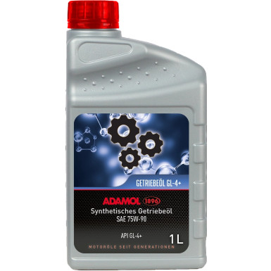 ADAMOL Getriebeöl GL4 75W-90 1L | 1 Liter, Vollsynthetisch | 1240430