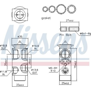 Expansionsventil | Mercedes C-Klasse W203 00 | 999233