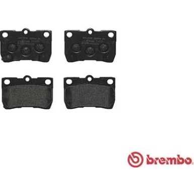 BREMBO Bremsklötze HA | LEXUS GS/IS 05 | P 83 073