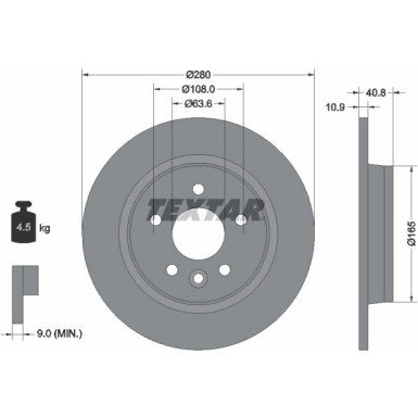 Bremsscheibe Volvo T. V40 12 | 92255603