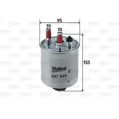 VALEO Kraftstofffilter | 587549