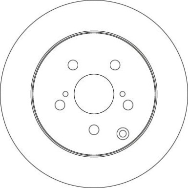 82 482 055 Bremsscheibe HA | TOYOTA Verso 09 | DF6319