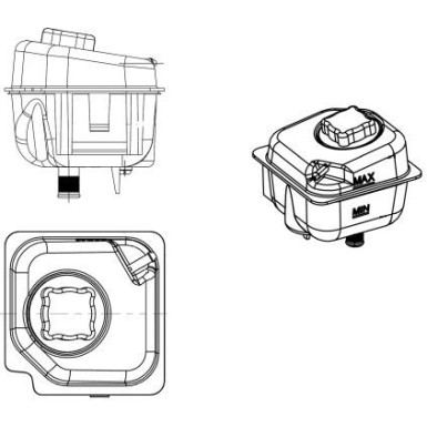 Ausgleichsbehälter, Kühlmittel | 454043