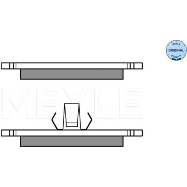 Bremsbelagsatz Ford P. Fiesta 89 | 252310315