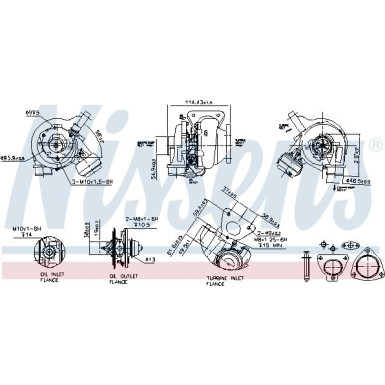 Nissens Turbo | VOLVO S60,S80,V70,XC70 97 | 93159