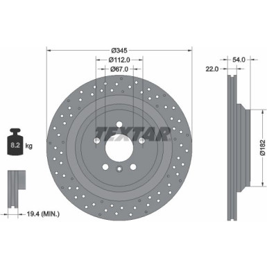 Bremsscheibe Db T. W166/X166 11 | 92283703