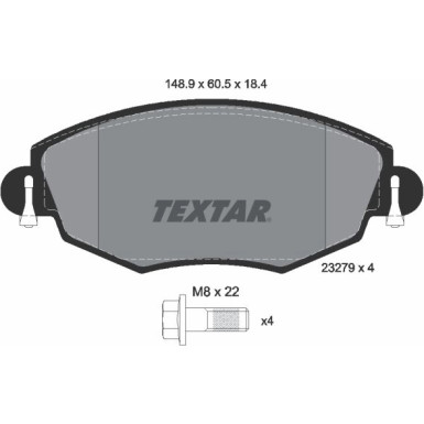 Bremsbelagsatz Ford P. Mondeo 00 | 2327904