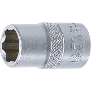 BGS Steckschlüssel-Einsatz Super Lock | Antrieb Innenvierkant 12,5 mm (1/2"""") | SW 14 mm | 2414