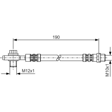 Bremsschlauch HA | VW Passat 96 | 1987476719