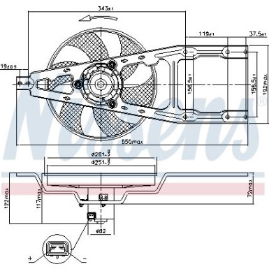 Kühlerlüfter PKW | FIAT CINQUECENTO 91 | 85134