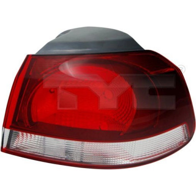 Heckleuchte A R O K-PLATTE SCHWARZ/ROT/WEISS | VW GOLF VI GTI/GTD 10,08-11,12 | 7225,643,2