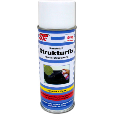 STC Kunststoff Strukturfix schwarz grob 400ml | 7621