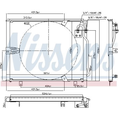 Kondensator PKW | BMW E32,E34 | 94158