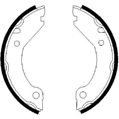 Bremsbacken | VOLVO 940,240,740,960,760,260,780 | 0 986 487 215