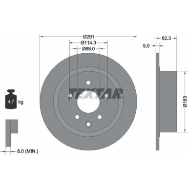 Bremsscheibe Nissan T. Juke 1.6 Dig-T 4X4 10 | 92237103