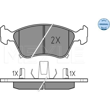 Bremsbelagsatz Toyota P. Avensis 97-03 Mit Sensor | 025 219 7617/W