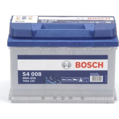 S4 008 BOSCH | PKW-Batterie | 12V 74Ah 680A | 0 092 S40 080