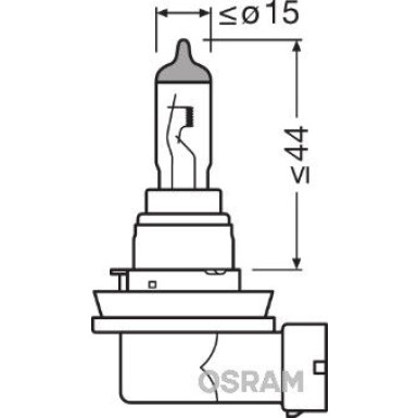 H16L+ Osram | 12V 19W PGJ19-3 | LONGLIFE | 64219L+