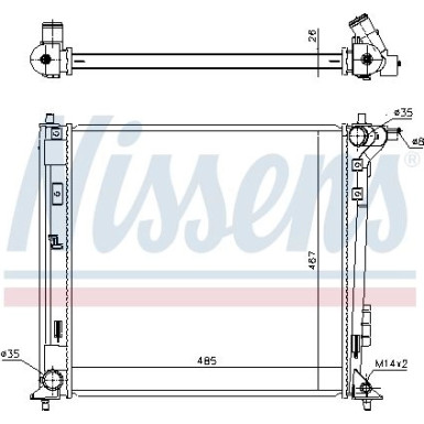 Wasserkühler PKW | Kia Sportage IV 15 | 606605