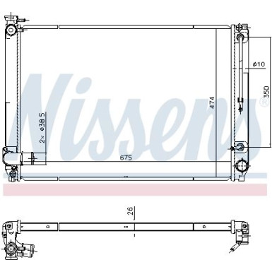 Wasserkühler PKW | Lexus RX 02 | 646887