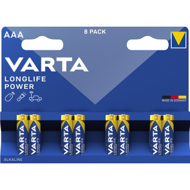 Varta Longlife Power AAA Doppelblister 8 | 04903 121 418