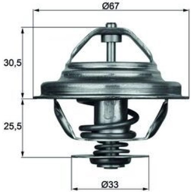 Thermostateinsatz mit Dichtung | BMW E30/36/28/34 320-735i 78-99 | TX 27 80D