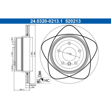 Bremsscheibe | 24.0320-0213.1