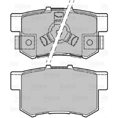 VALEO Bremsbeläge | 601043