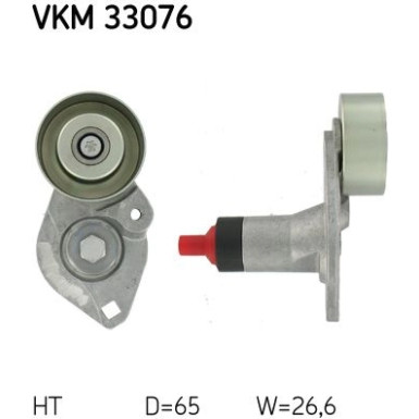 Spannrolle Nebentrieb | CITROEN C5,FIAT,PEUGEOT,RENAULT Cl | VKM 33076