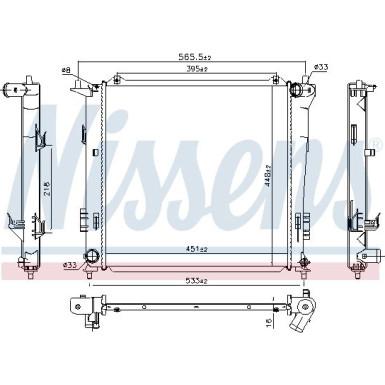 Wasserkühler PKW | Hyundai i30 FD 07 | 675016