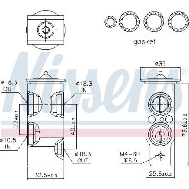 Expansionsventil | Alfa Romeo 145 94 | 999249