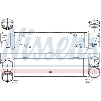 Ladeluftkühler PKW | BMW E90 335 D 05 | 96595