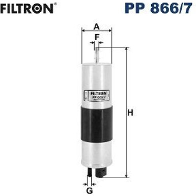 FILTRON Kraftstofffilter | PP 866/7