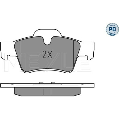 Bremsbelagsatz Db T. W164/251 05- M/R-Klasse | 025 239 2318/PD