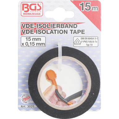 BGS VDE-Isolierband | 15 m | 3025