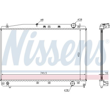 Wasserkühler PKW | TOYOTA Previa 2.0 D4D 01 | 646802