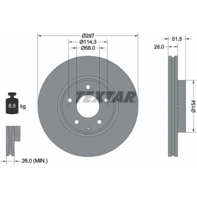 Bremsscheibe | 92295003