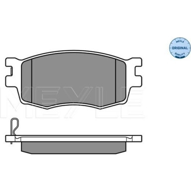 Bremsbelagsatz Hyundai P. Accent/Kia Rio 05- Mit Sensor | 025 243 1717/W