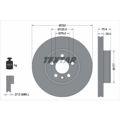 Bremsscheibe | 92345105