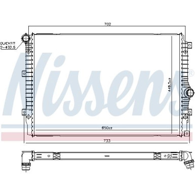 Wasserkühler PKW | VW Tiguan 07 | 606084