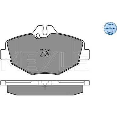 Bremsbelagsatz Db P. W211 02 | 252374320