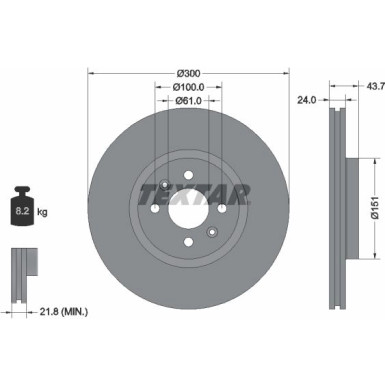 Bremsscheibe Renault P. Scenic 03 | 92149503