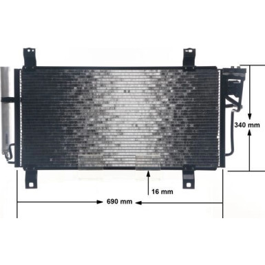 Kondensator, Klimaanlage | AC 714 000S