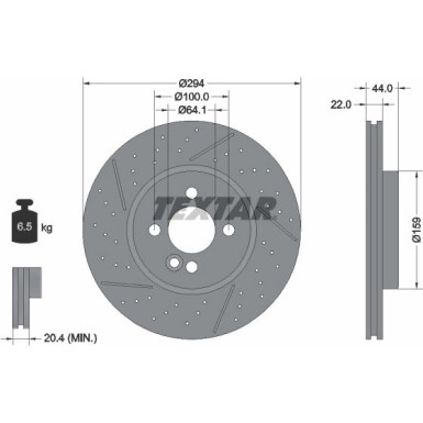 Bremsscheibe Mini P. Cooper S 10 | 92196703