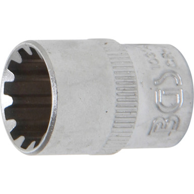 BGS Steckschlüssel-Einsatz Gear Lock | Antrieb Innenvierkant 10 mm (3/8"""") | SW 14 mm | 10314